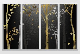 现代简约时尚质感树林移门