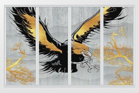 现代简约大气老鹰移门