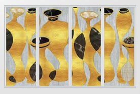 现代简约几何抽象移门