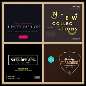 欧美外国英文排版艺术字创意主图