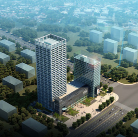 写字楼鸟瞰效果图