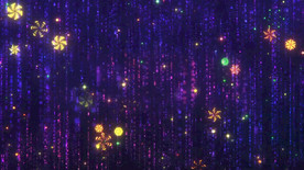 彩色炫丽粒子发光动态图形运动循