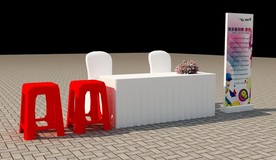 最常规的塑料凳子