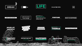 20组文字排版动画AE模板