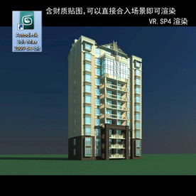 高层住宅 现代高层 小区 住宅