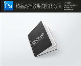 特殊烫银工艺书籍杂志样机图