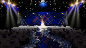 高端星空主题蓝色婚礼