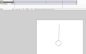摇摆的挂钟弧线运动摆动动画4秒