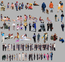 后期免抠人物素材