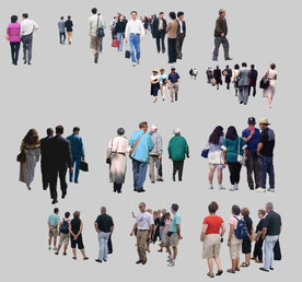 PSD后期休闲人物素材