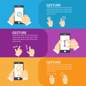 触屏手机手势操作解说触摸屏解析