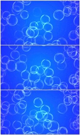 蓝色气泡背景视频