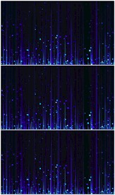 往上运动的蓝色粒子线条