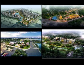 小区园林景观设计效果图