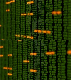 股票证券市场数据动态视频