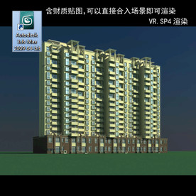 高层住宅 现代高层 小区 住宅