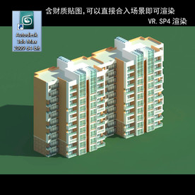 高层住宅 现代高层 小区 住宅