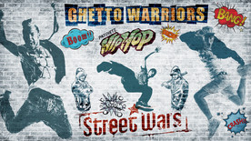 嘻哈街舞人物复古背景墙