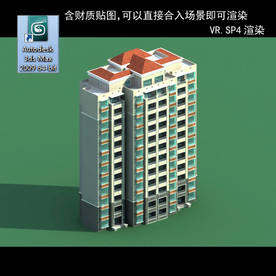 高层住宅 现代高层 小区 住宅