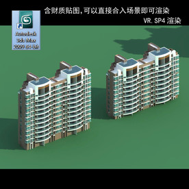 高层住宅 现代高层 小区 住宅