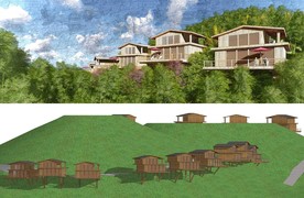 景观构筑物模型