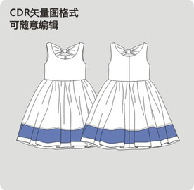 背心无袖连衣裙