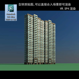 高层住宅 现代高层 小区 住宅