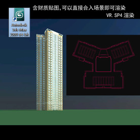 高层住宅 现代高层 小区 住宅