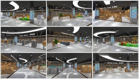 精品超市效果图