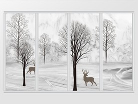 现代简约风情移门