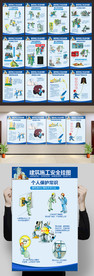 建筑工地安全漫画