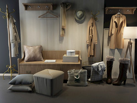 衣服  服装  衣架  现代