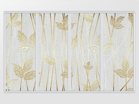 现代简约质感金箔移门