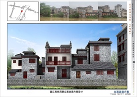 古建筑效果图 门楼牌坊 寺庙广