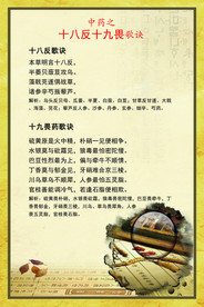 中药之十八反十九畏歌诀