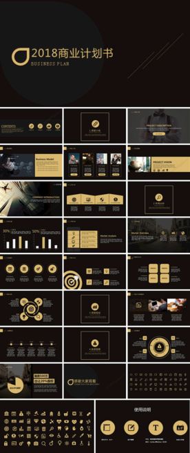 项目融资计划书PPT模板