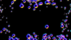 气泡边框特效背景素材