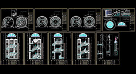 别墅楼梯间CAD图