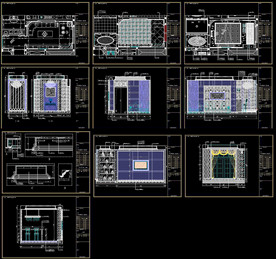 欧式家居影视KTV图纸