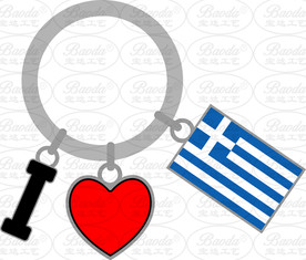 希腊钥匙扣希腊旅游纪念品