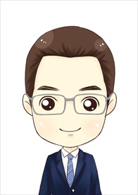 原创卡通Q版带眼镜男士