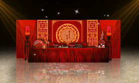 中式婚礼签到区