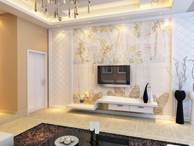 简约家居墙纸样机