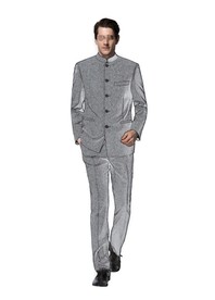 传统中山装服装效果图西服