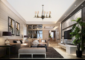 家居天花壁画样机贴图场景