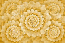 创意矢量质感剪纸花纹