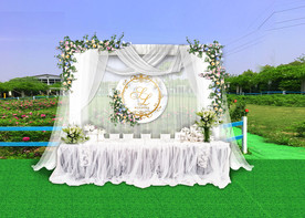 白色森系签到区