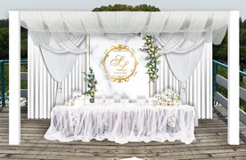 白色大理石主题签到区