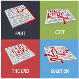 创意逃生迷宫通道