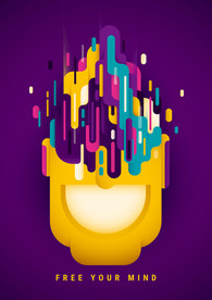 炫彩商业艺术海报综合体